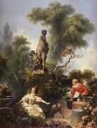 Jean-Honore Fragonard The Meeting France oil painting artist